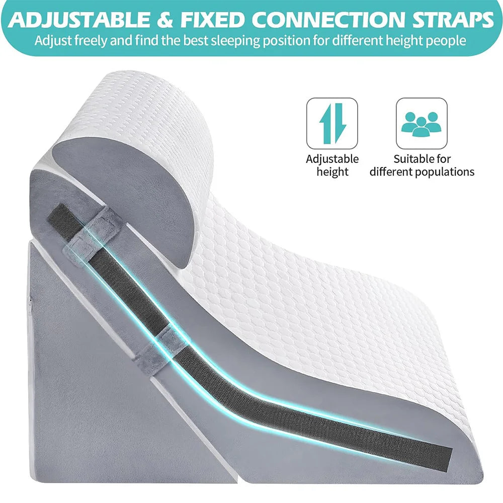 ElevateFlex 3-Piece Wedge Pillow System