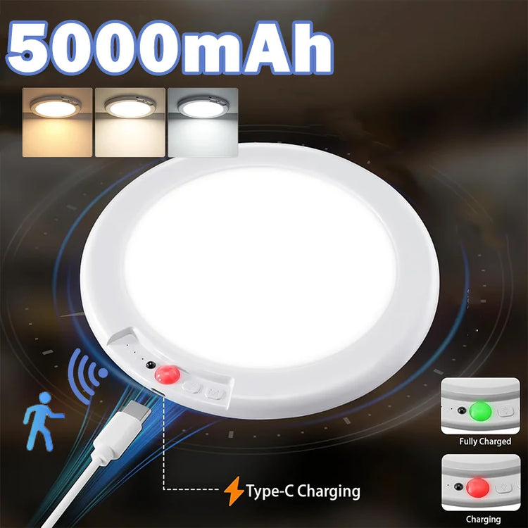 HaloSense Rechargeable Motion Ceiling Light