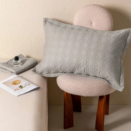 100% Cotton Quilted Pillow Cover 40x60cm48x74cm Large Size Embroidered Pillowcase Protector Thickened for Pillow Core Protection