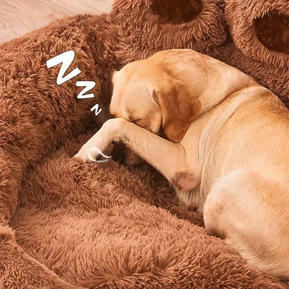 WilloPillow CozyHaven™ Plush Dog Sofa Bed