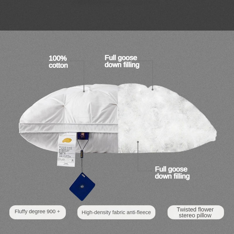 WilloPillow GooseLuxe™ 5-Star Down Pillow