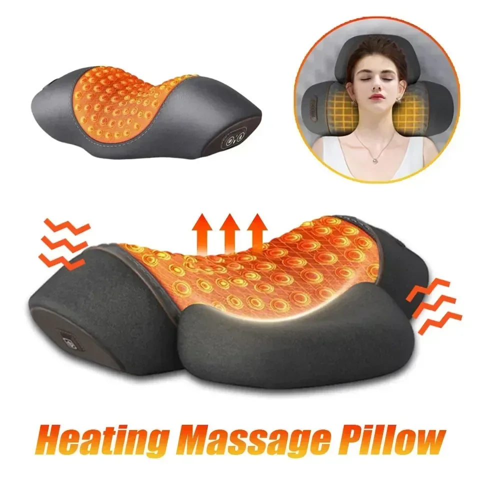 WilloPillow ZenPulse™ Heated Massage Memory Foam Pillow