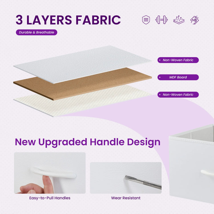 StoreNest 8-Drawer Fabric Dresser