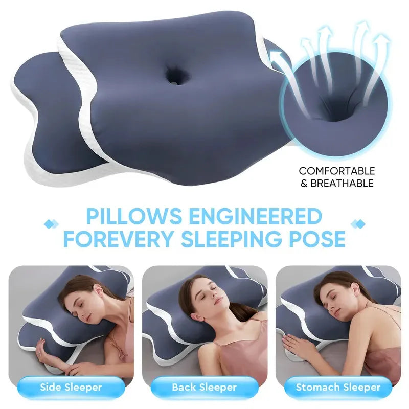 NeckNest Contoured Sleep Pillow
