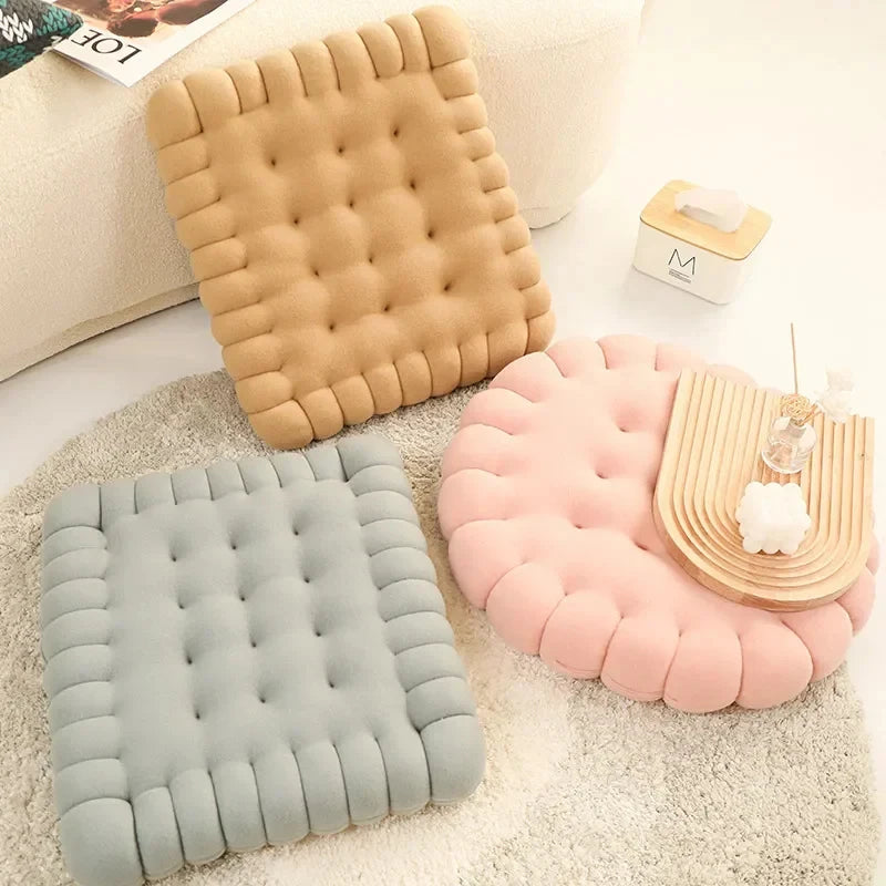 WilloPillow CozyCrumb™ Plush Biscuit Cushion
