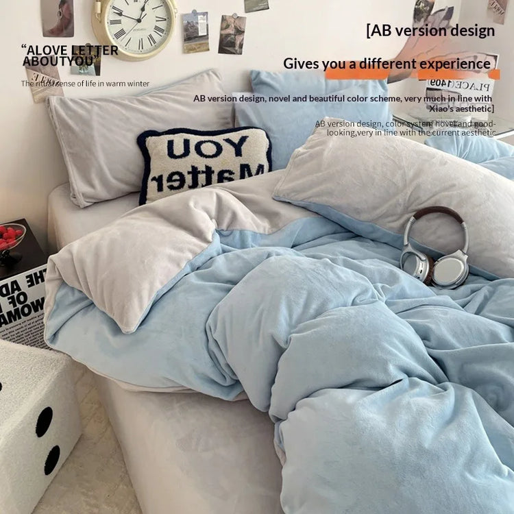 WinterCloud 4-Piece Fleece Bedding Set