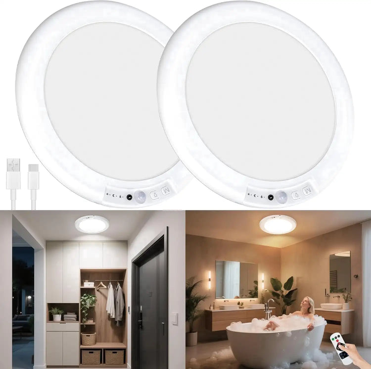 LumiSense Wireless Motion Ceiling Light