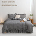 WilloPillow NoirCheck™ Plaid Bedding Set