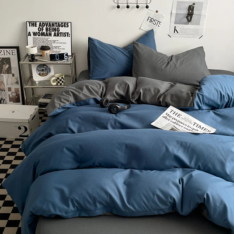WilloPillow DuoHaven™ Two-Tone Bedding Set