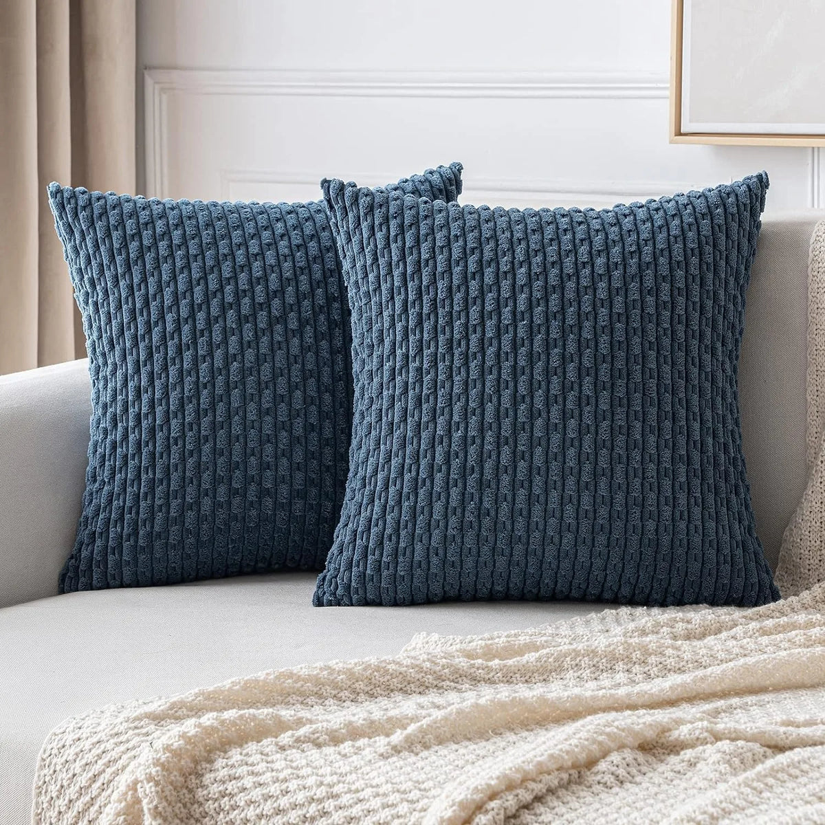 CordLine™ Striped Cushion Cover 🌿☁️