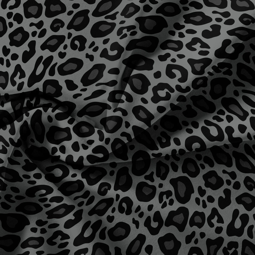 3pcs Dark Leopard Print Fashion Duvet Cover Set（1Duvet Cover + 2 Pillowwases） High-Definition Printed LuxuryBedding Set