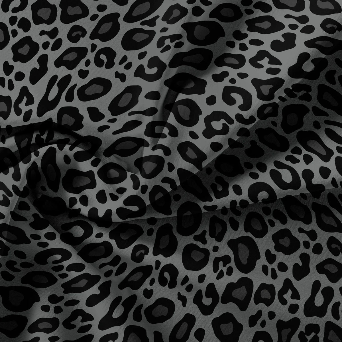 3pcs Dark Leopard Print Fashion Duvet Cover Set（1Duvet Cover + 2 Pillowwases） High-Definition Printed LuxuryBedding Set