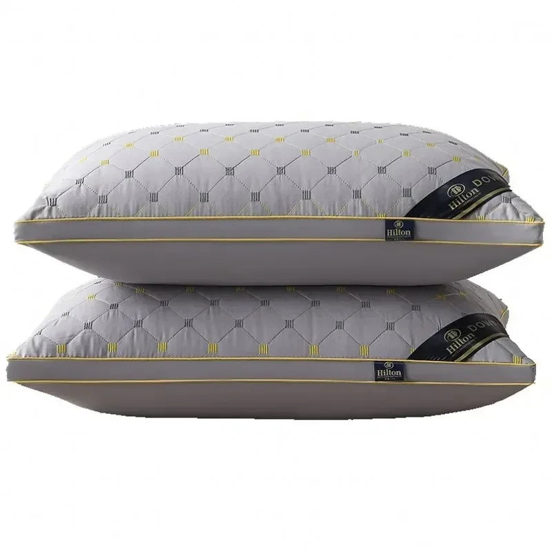 High Quality Pillow Feather Velvet High Rebound Pillow Core For Household Adult Single Neck Protection  To Aid Sleep Pillow Core