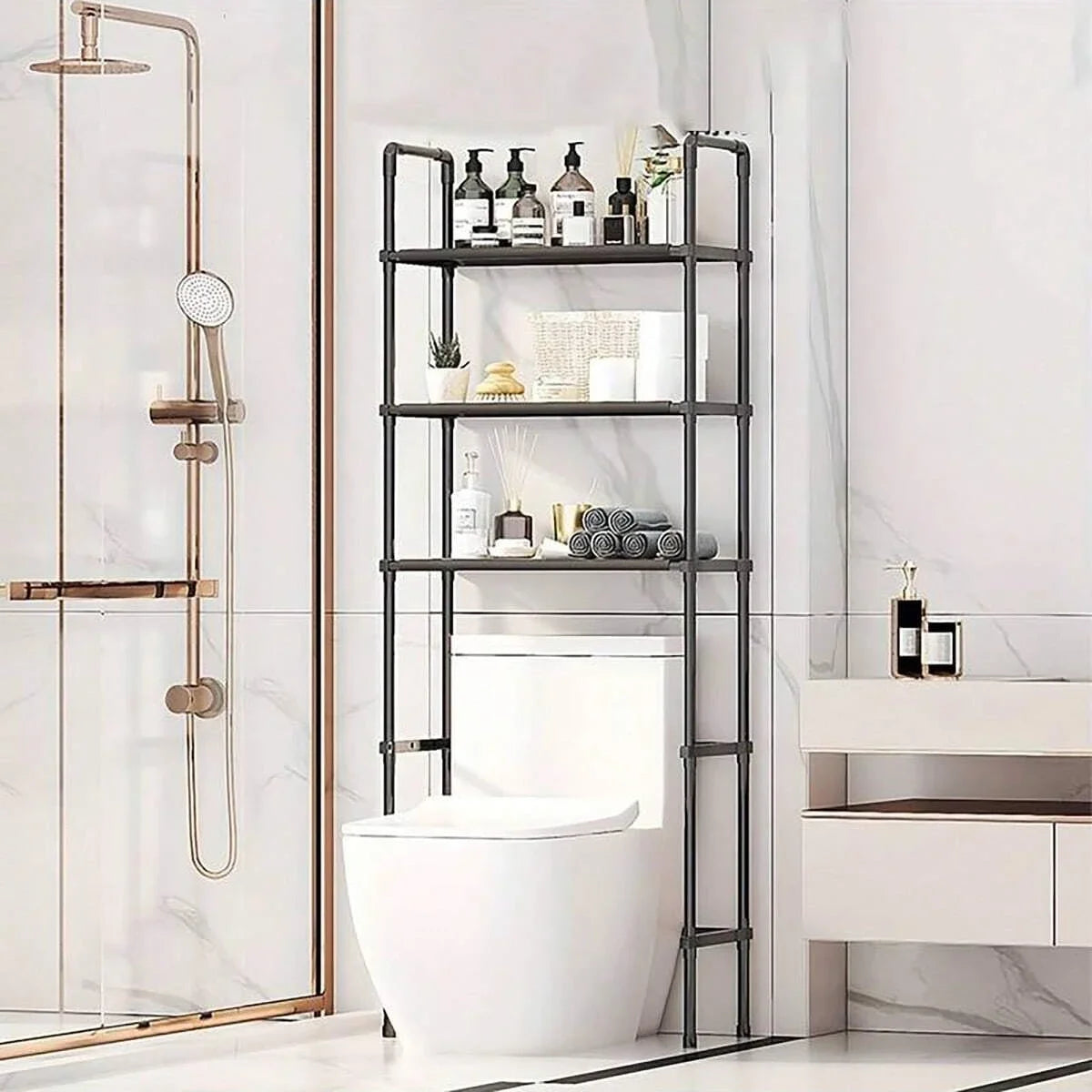 BathRise Over-Toilet Storage Rack