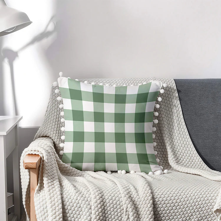 HearthLine 4-Piece Farmhouse Cushion Cover Set