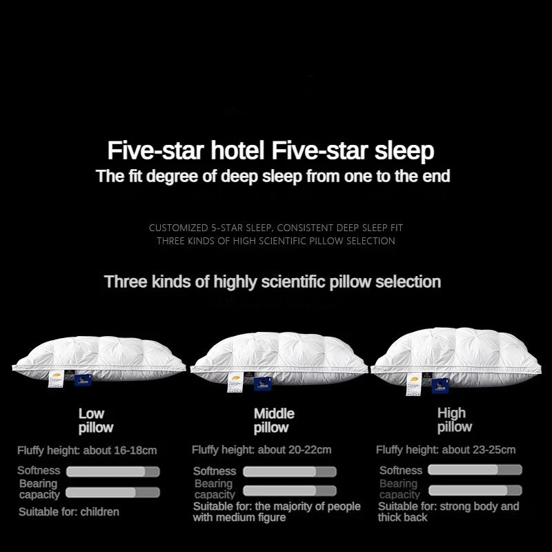 WilloPillow GooseLuxe™ 5-Star Down Pillow