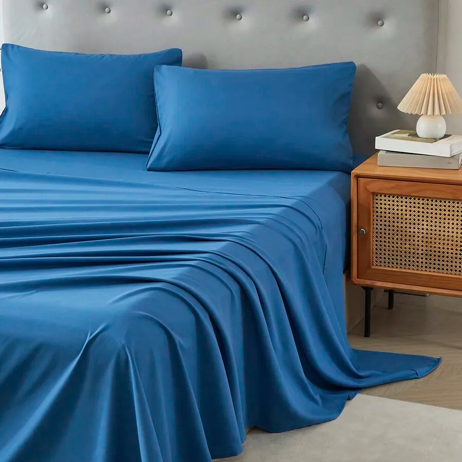 3/4 Piece Home Bed Sheet Set, Soft, Comfortable And Breathable Bedding Set, Hotel Luxury Home Summer Bedding Sheets Twin, 1 Or 2