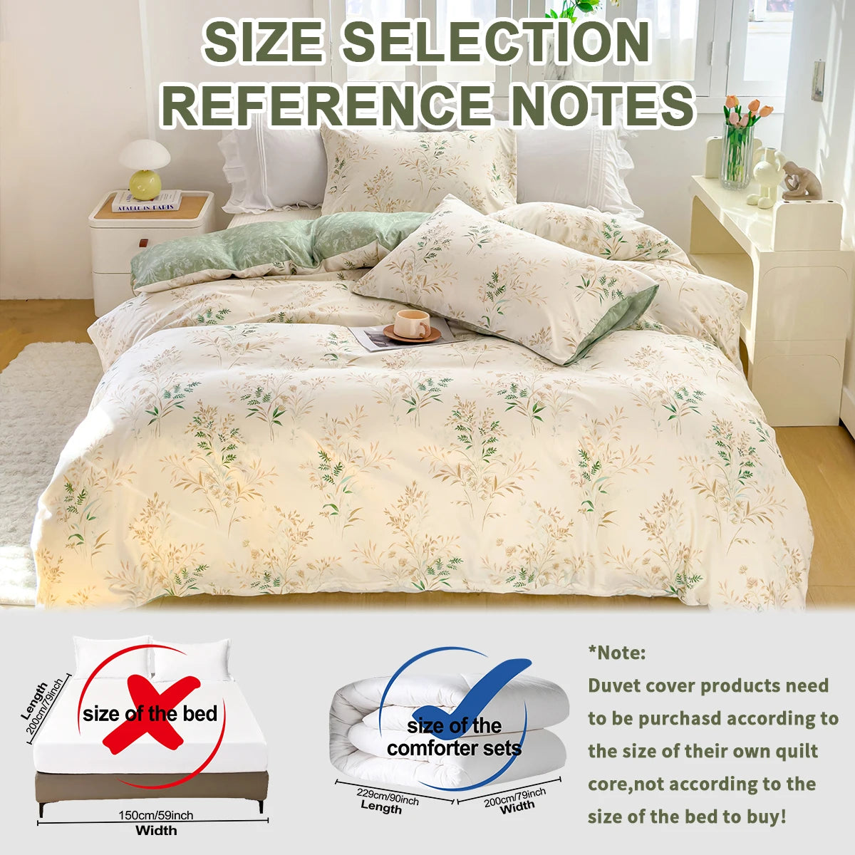 WilloPillow BloomTea™ Duvet Set