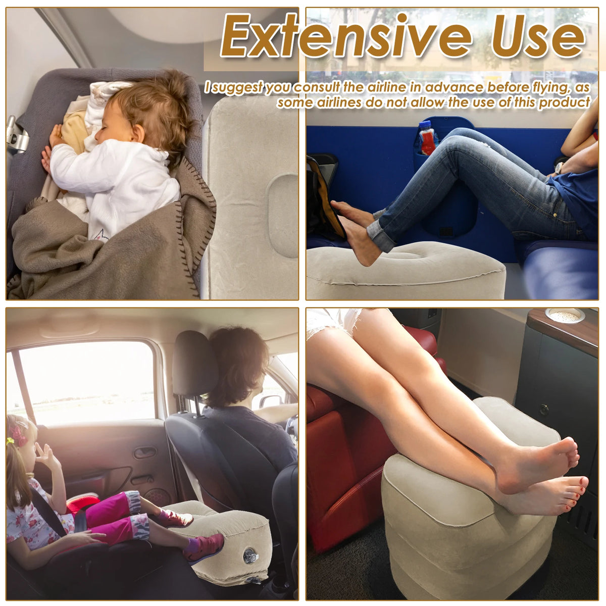 WilloPillow CloudStep™ Inflatable Footrest