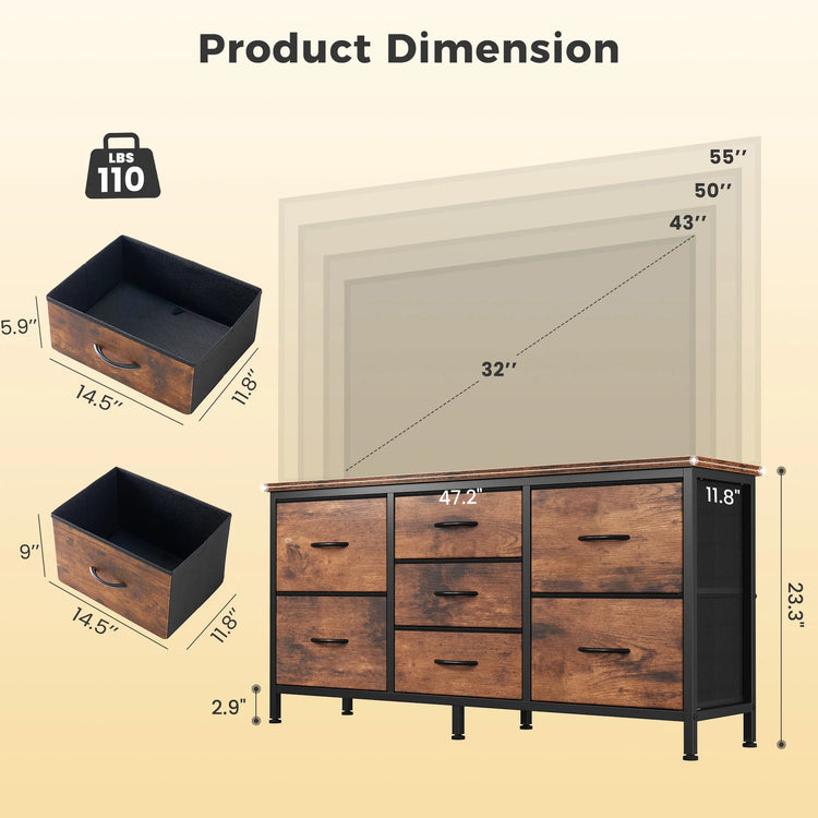 MediaNest LED Storage TV Stand