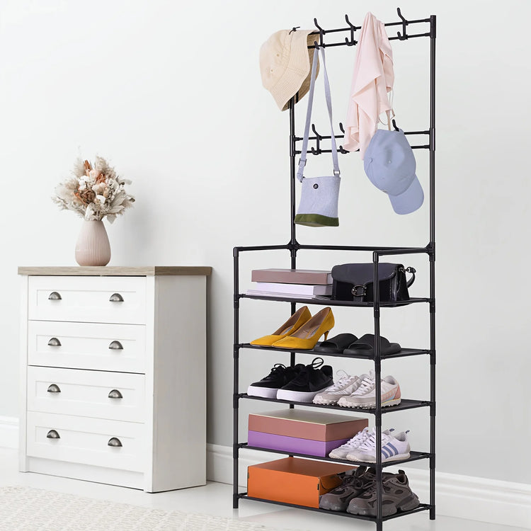 Willo EntryRise™ 5-Tier Coat & Shoe Rack