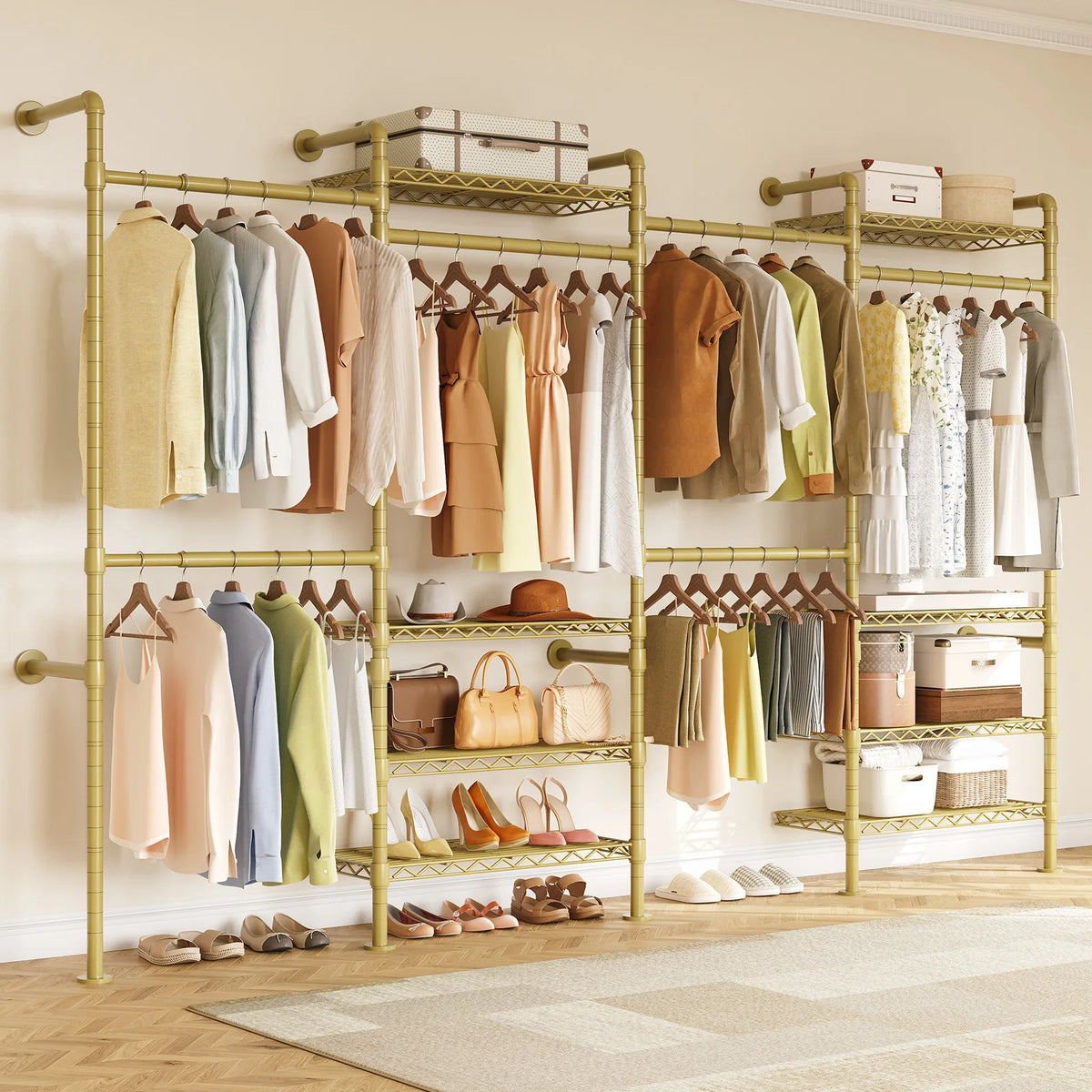Willo RailFlex™ Wall-Mounted Closet System