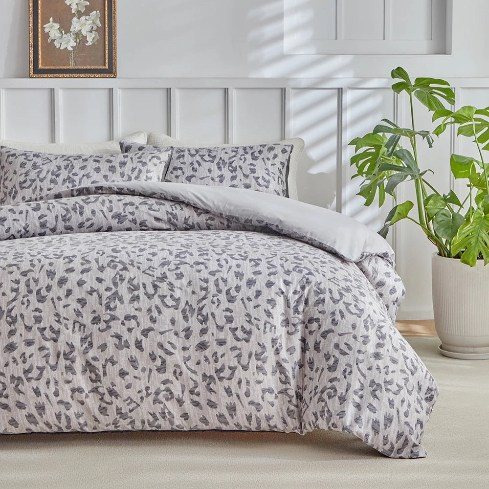 Duvet Cover Bedding Set Leopard Twin Full Queen King Size 135x200 Nordic Quilt Cover 240x220 Double Single Bed Linen 200x200