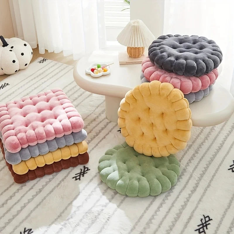 WilloPillow CozyCrumb™ Plush Biscuit Cushion