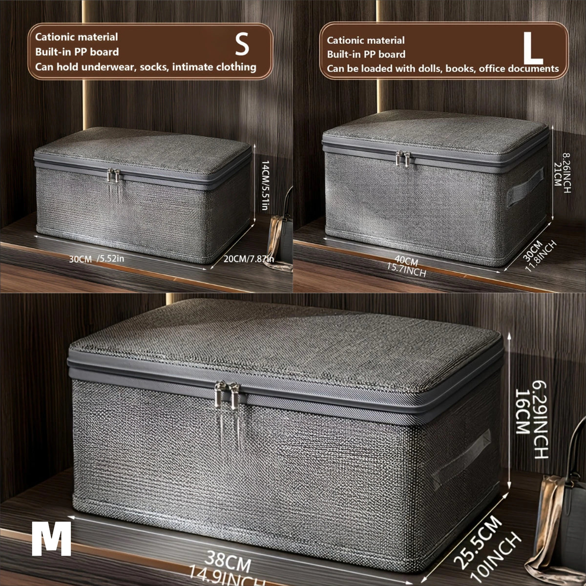 LinenVault Structured Storage Box