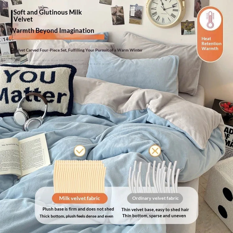 WinterCloud 4-Piece Fleece Bedding Set