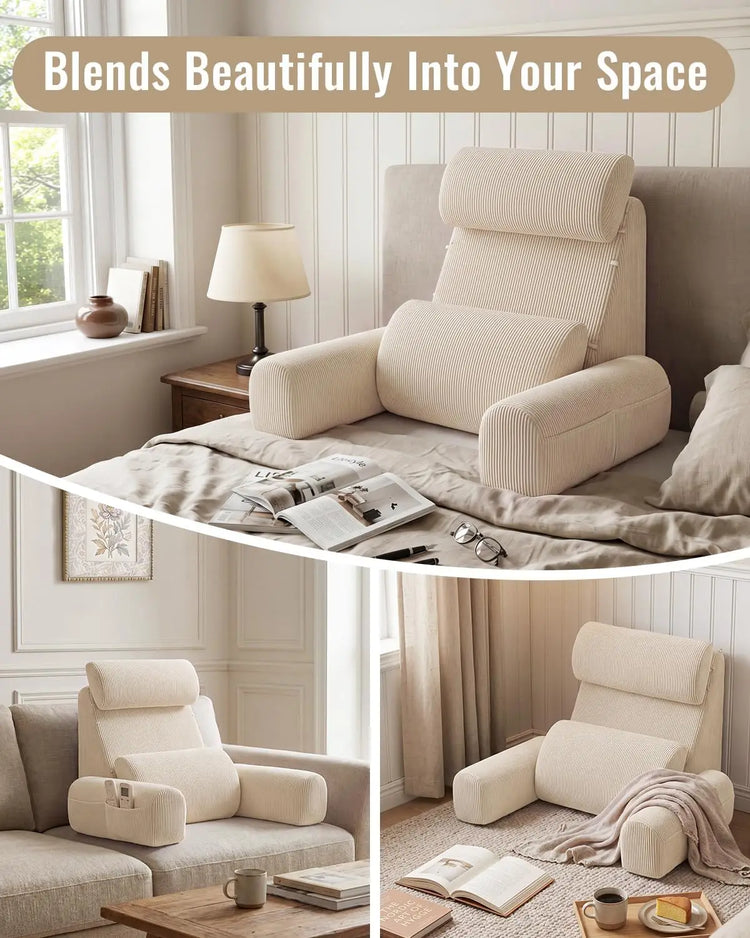 LoungeNest Adjustable Reading Pillow