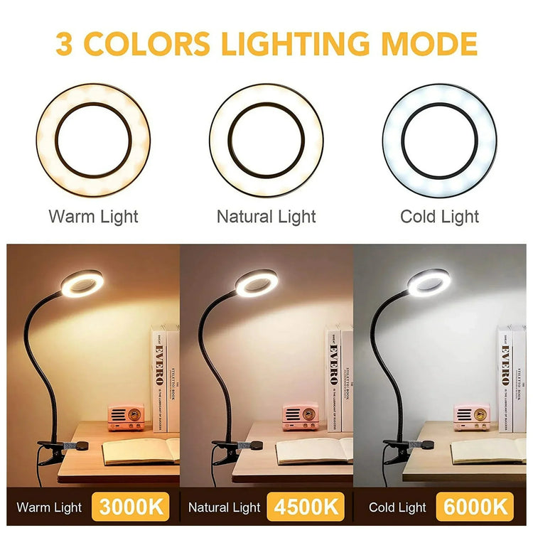 DetailGlow™ 5X Magnifying Clip Lamp 🔍💡