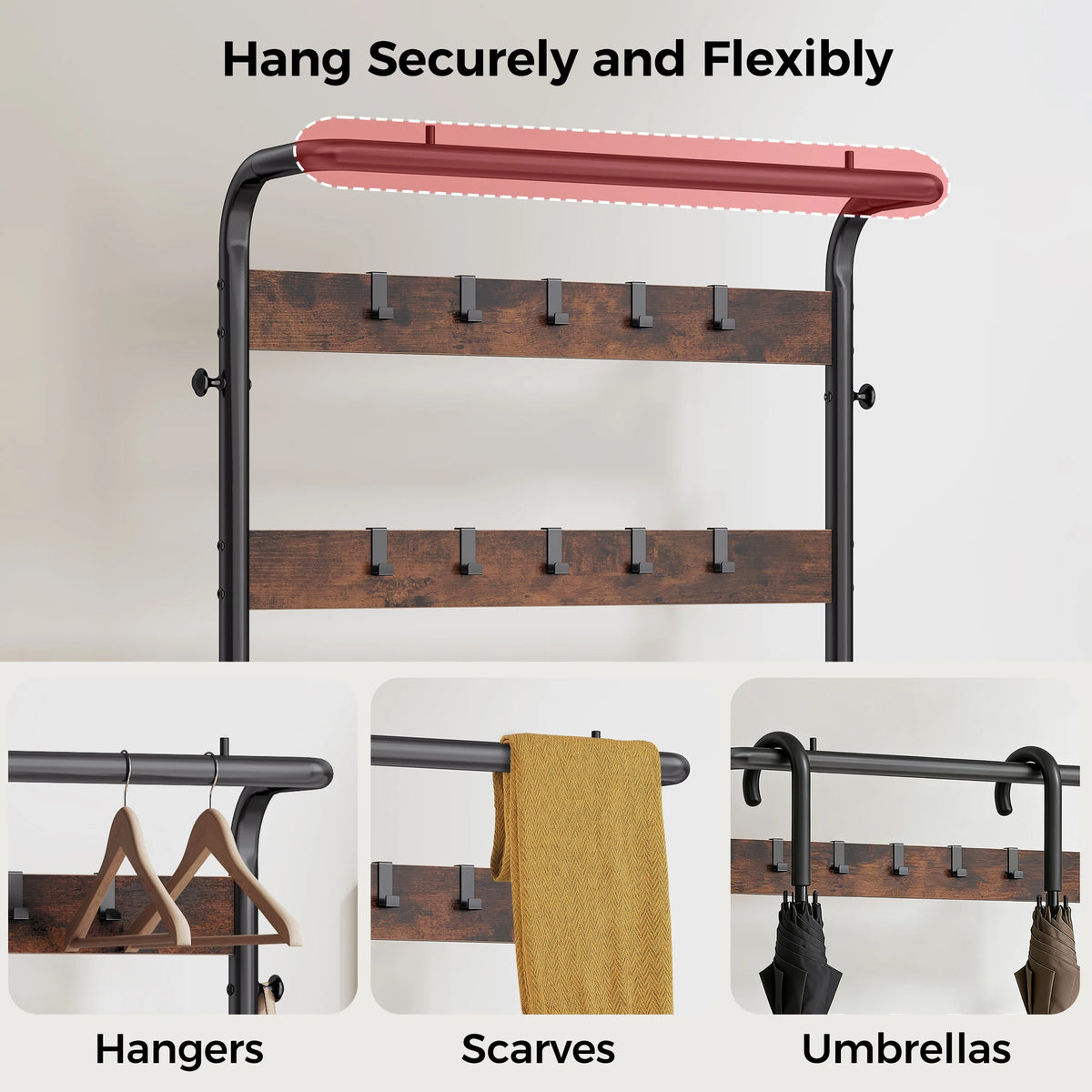 EntryNest 4-in-1 Hall Tree