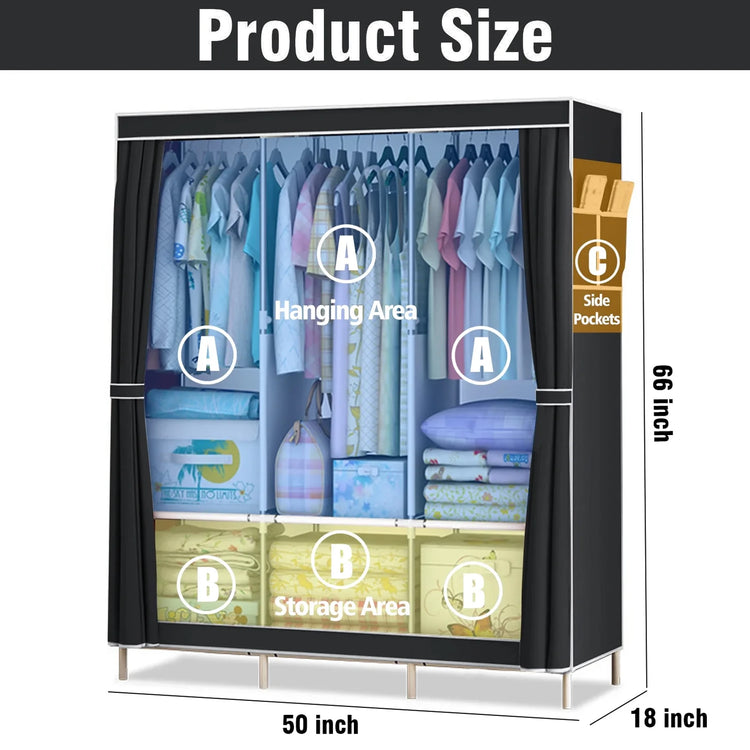 ClosetHaven Portable Wardrobe