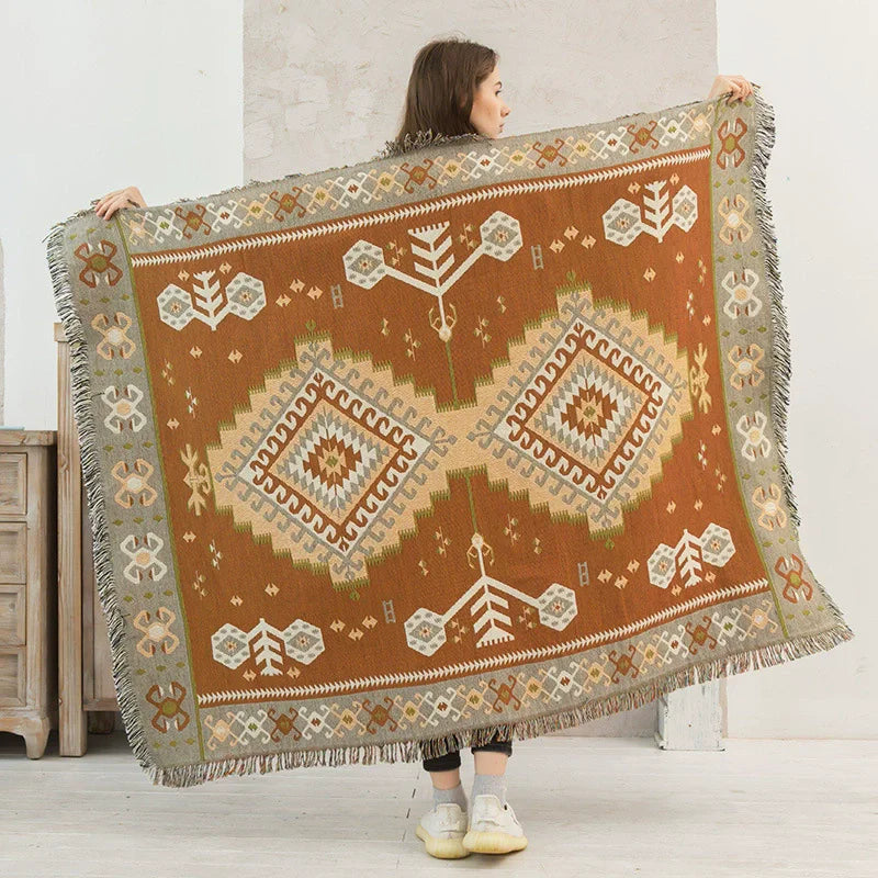 NordicLoom Plaid Throw Blanket