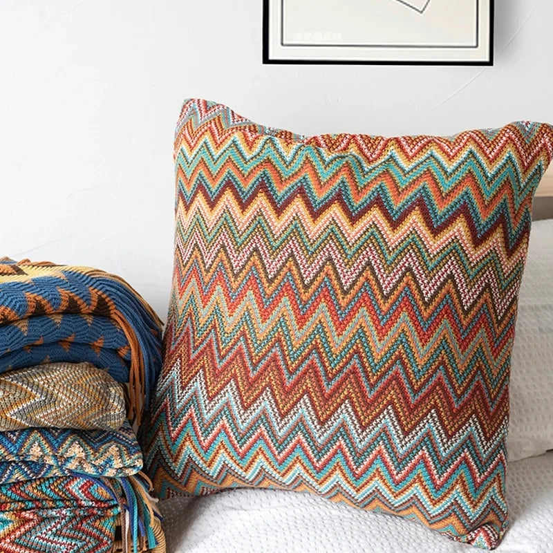 ZigWeave™ Boho Cushion Cover 🧶