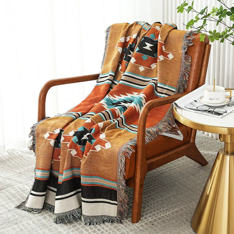 NordicLoom Plaid Throw Blanket