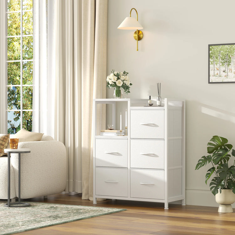 ShelfRise 5-Drawer Storage Dresser
