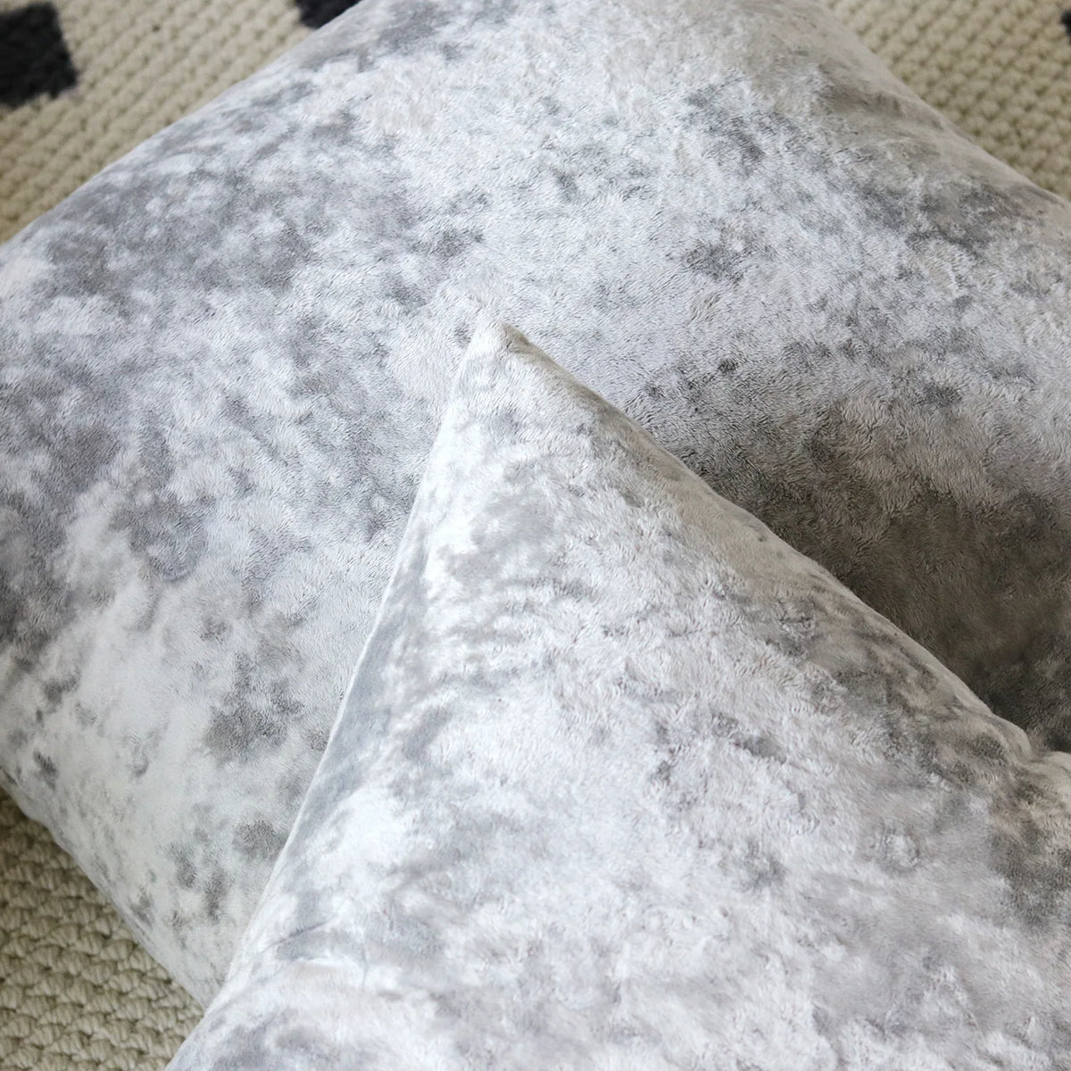 PlushAura Velvet Cushion Cover