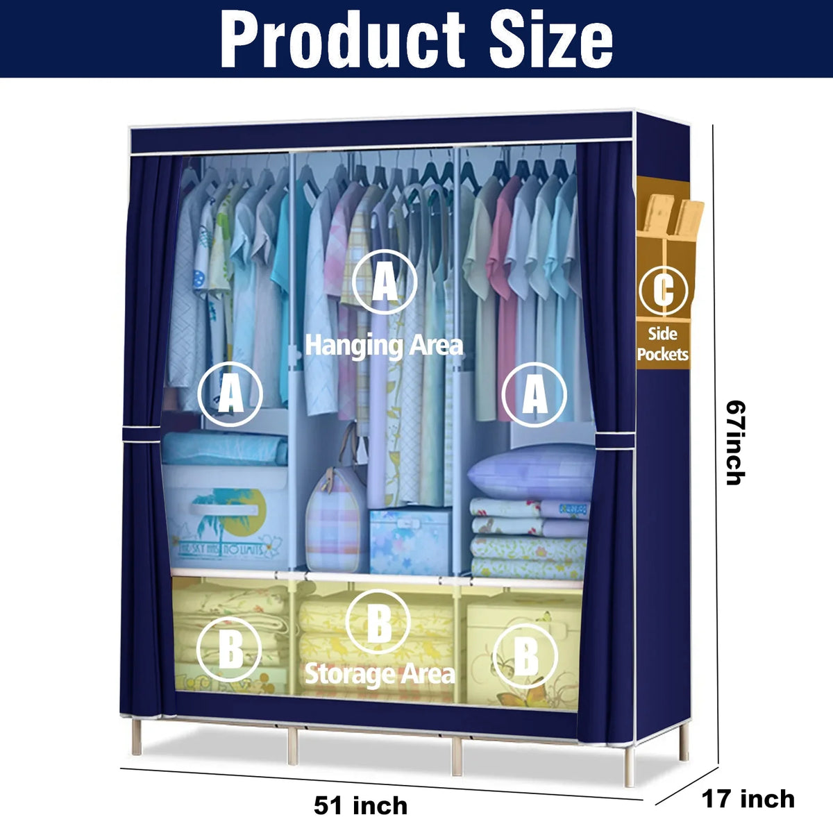 ClosetHaven Portable Wardrobe