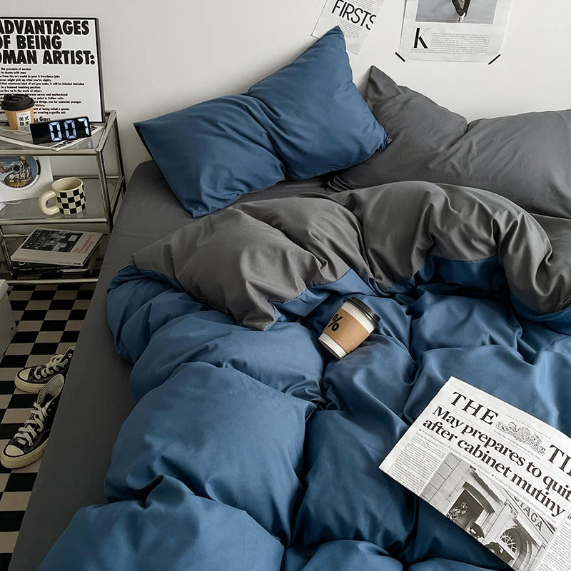 WilloPillow DuoHaven™ Two-Tone Bedding Set