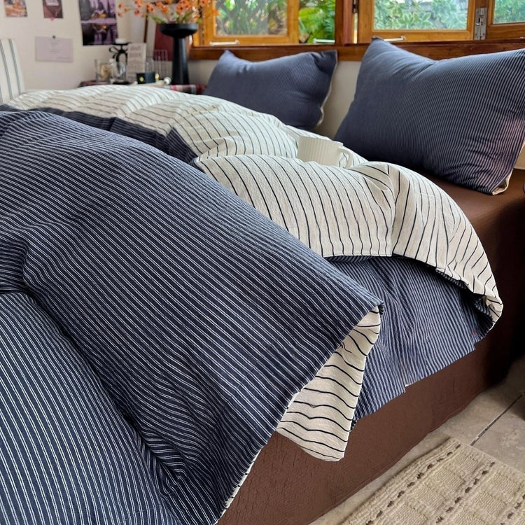 LineaRest Striped Duvet Set