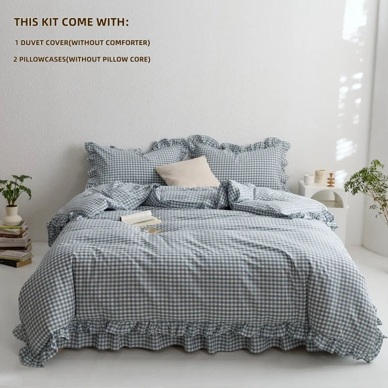 WilloPillow NoirCheck™ Plaid Bedding Set