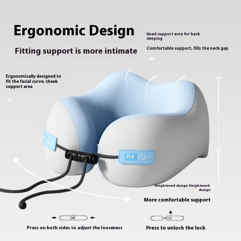 WilloPillow TravelNest™ Memory Foam Neck Cushion.