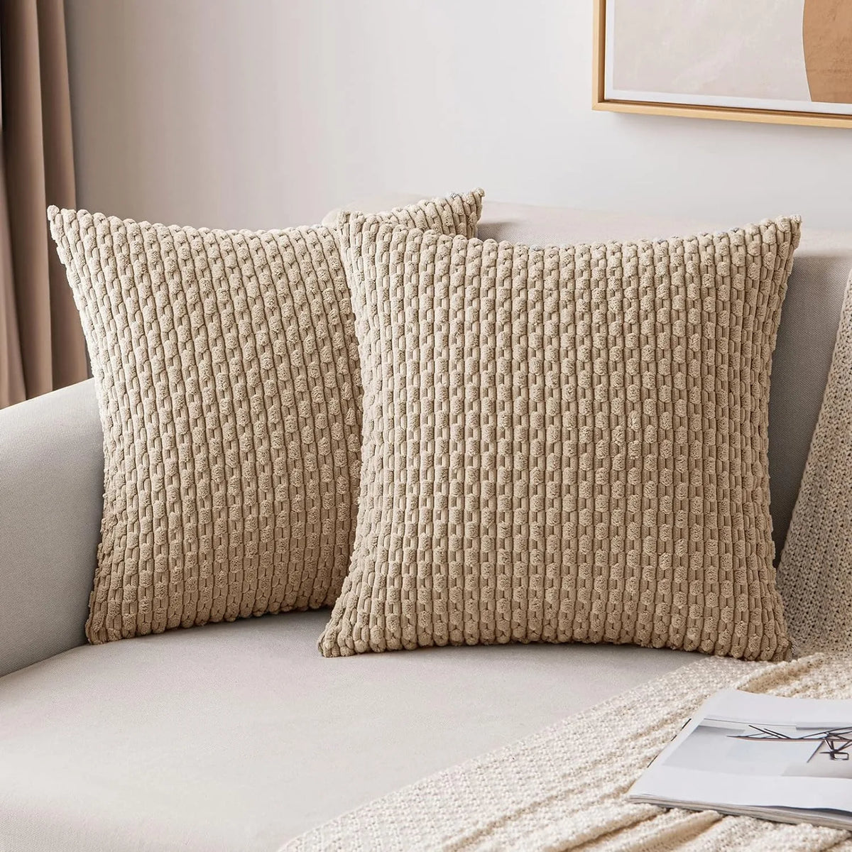 CordLine™ Striped Cushion Cover 🌿☁️