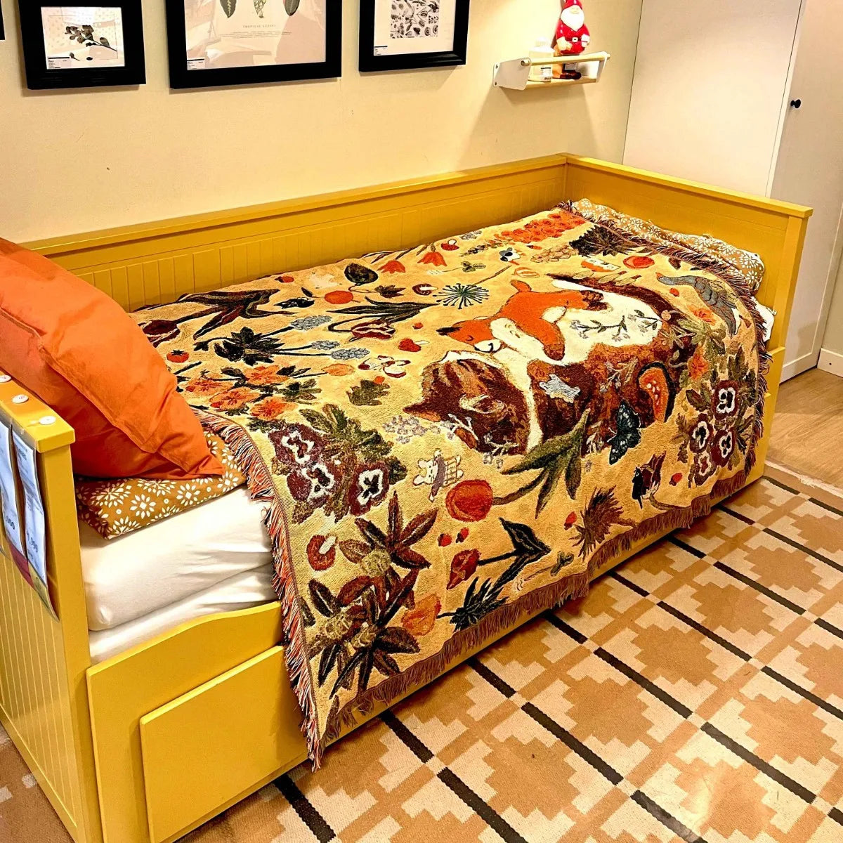 WhiskerWeave Cat Tapestry Throw