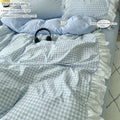 WilloPillow BlushNest™ Plaid Bedding Set